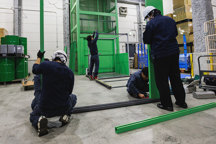 最適化された生産ライン